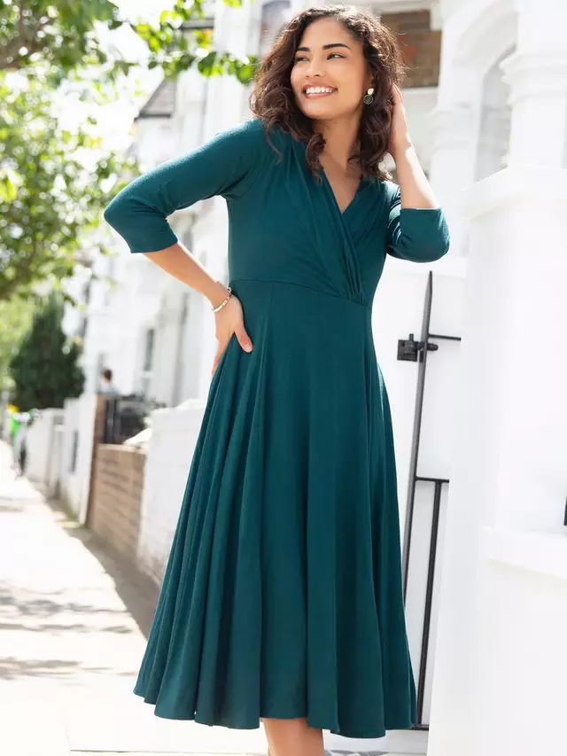 

Платье Alie Street Petite Annie, цвет pine green