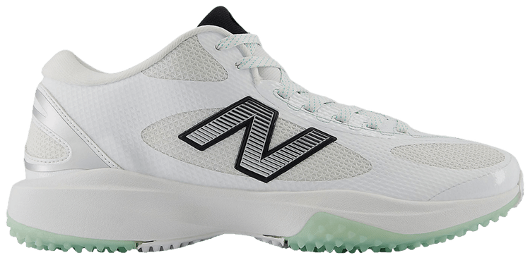 

Кроссовки New Balance FreezeLX v5 Turf 'White Black Silver Metallic', белый