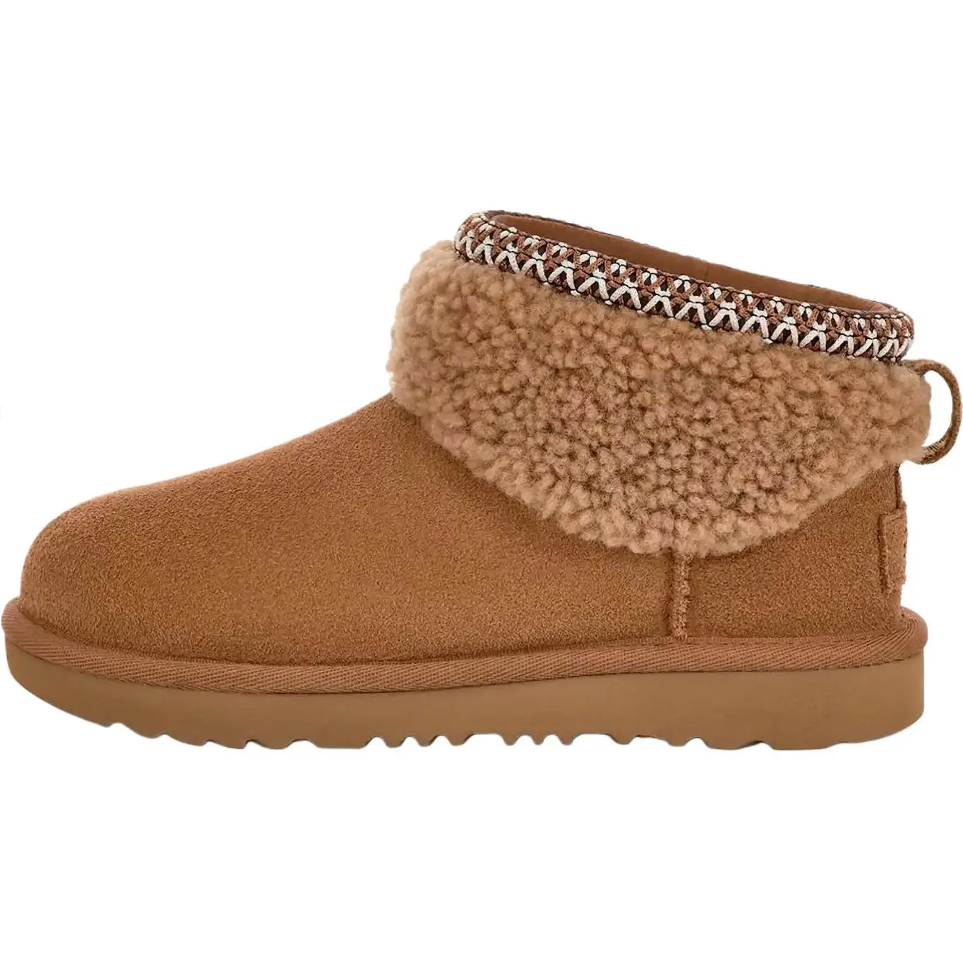 UGG Classic Ultra Mini нескользящие устойчивые к истиранию низкие детские ботинки Kids' Brown