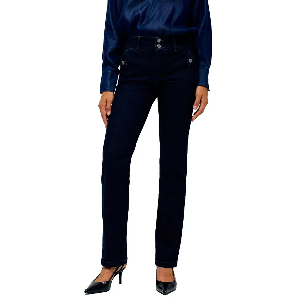 

Брюки Salsa Jeans Secret Button Detail Push In chino, синий