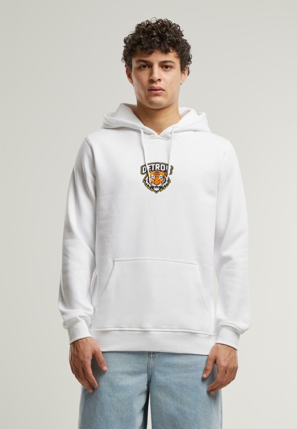 

Толстовка с капюшоном DETROIT TIGER HEAD Mister Tee, белый