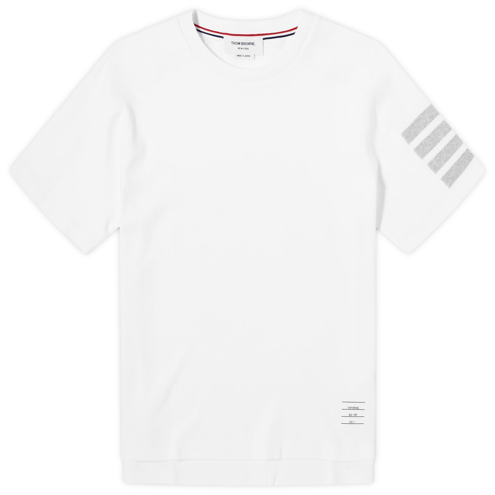 

Футболка Thom Browne 4-Bar Tonal T-Shirt, белый