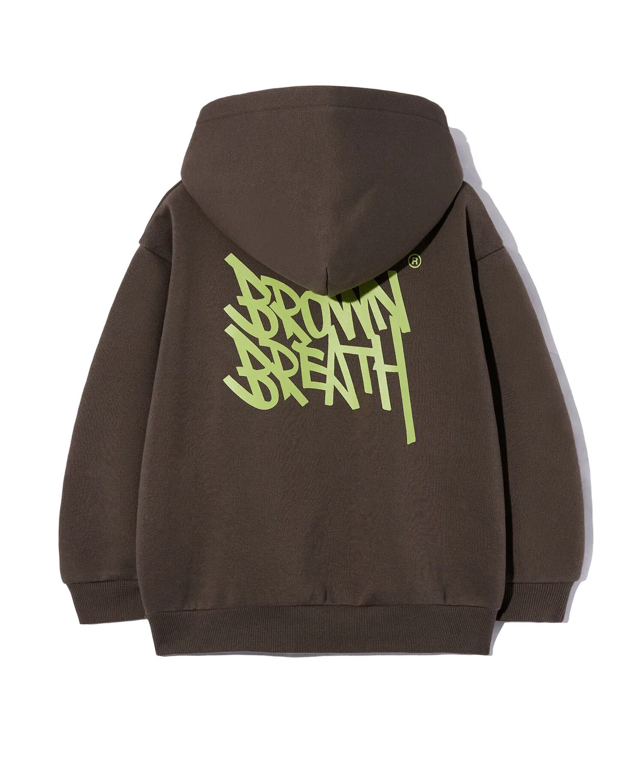 Детское коричневое худи с нашивкой от Brownbreath Kids — фото 2