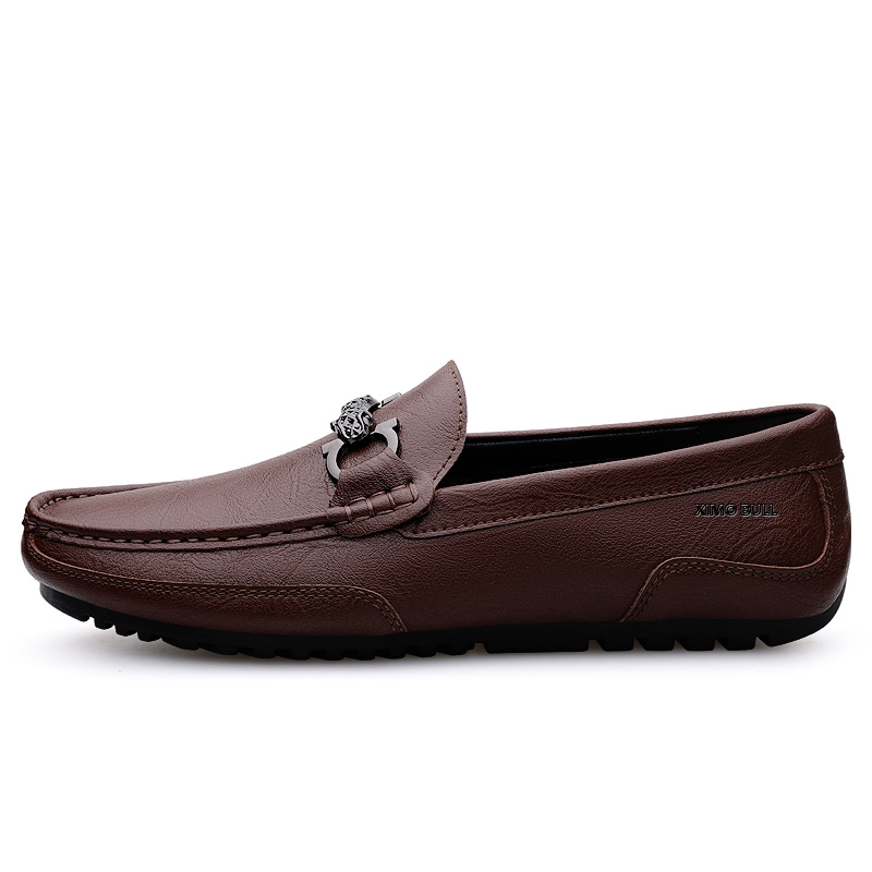 

XIMO BULL Мужские повседневные туфли мужские низкие топы коричневые, цвет Brown