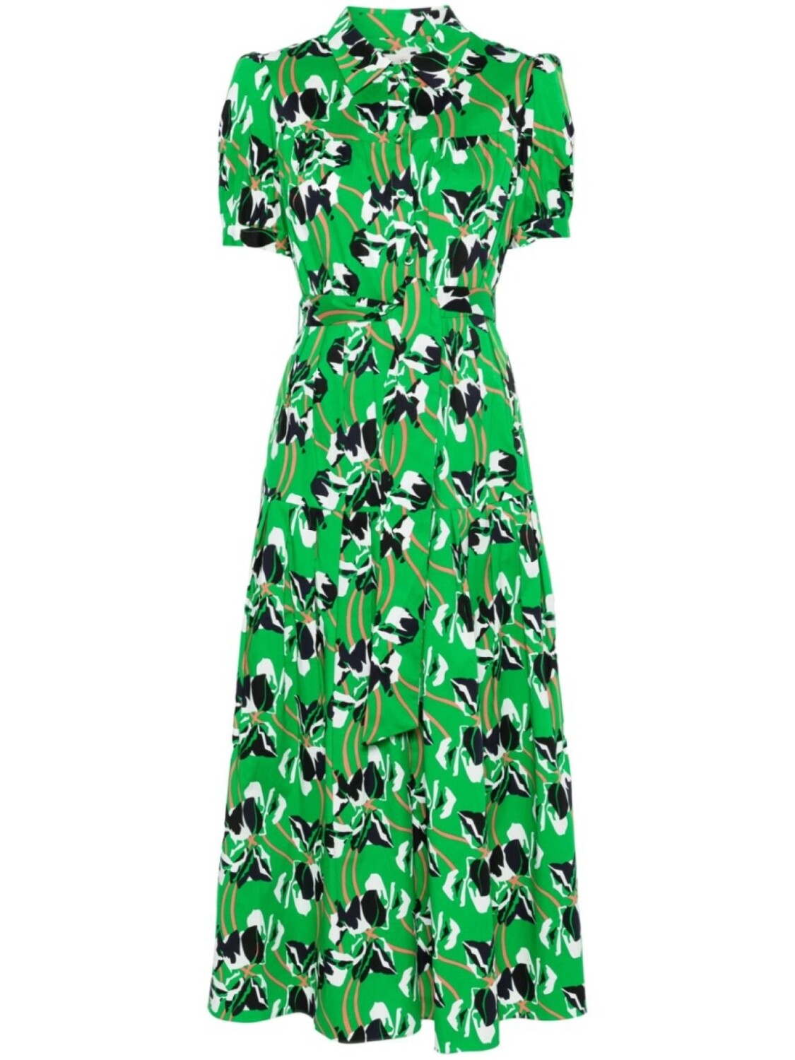 

Платье миди DVF Diane von Furstenberg Jonah, зеленый