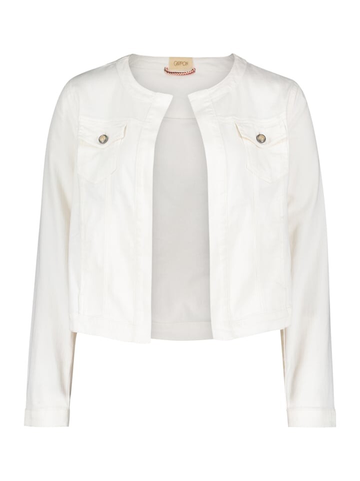 

Блейзер CARTOON Jeansjacke ohne Verschluss, цвет almost mauve