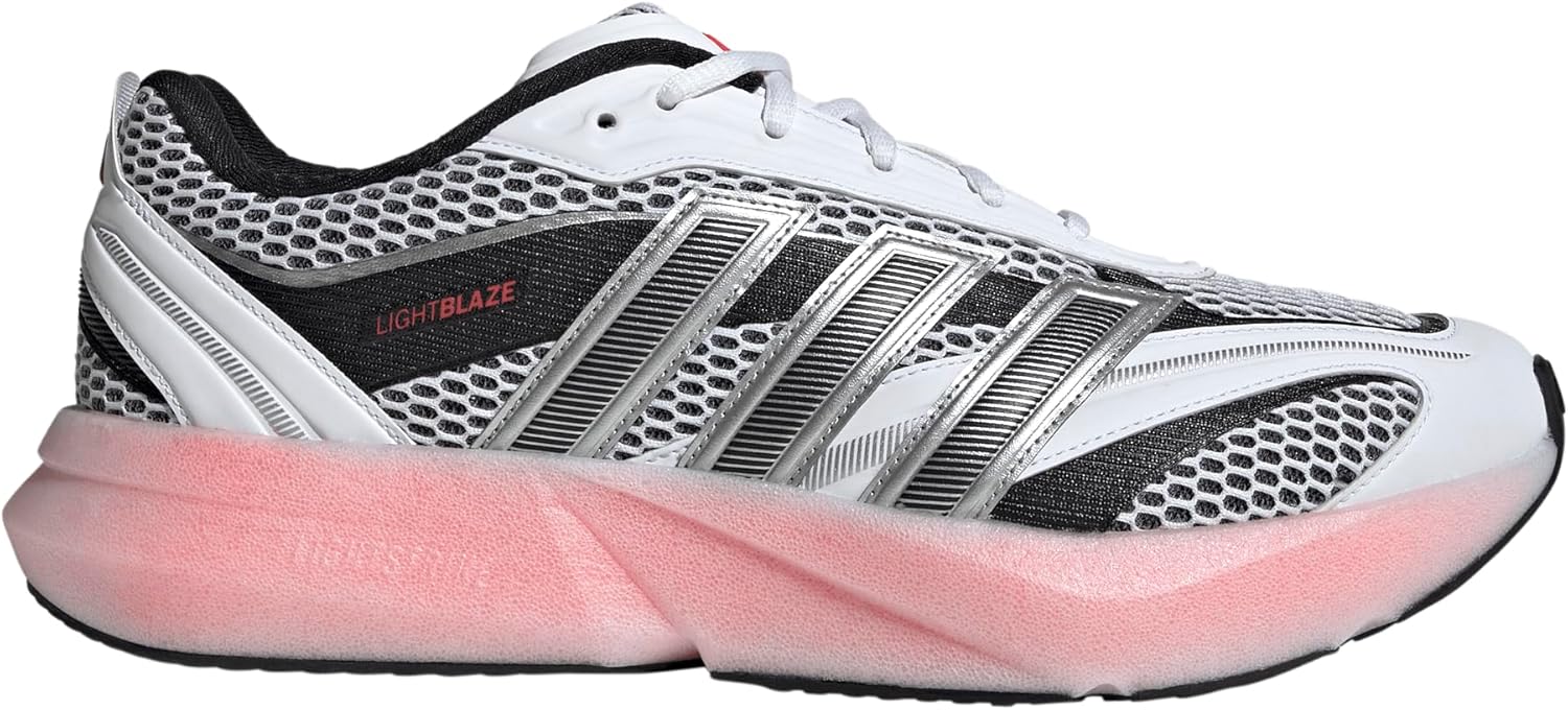Мужские кроссовки Adidas Lightblaze Glow, белый/черный/красный — фото 4