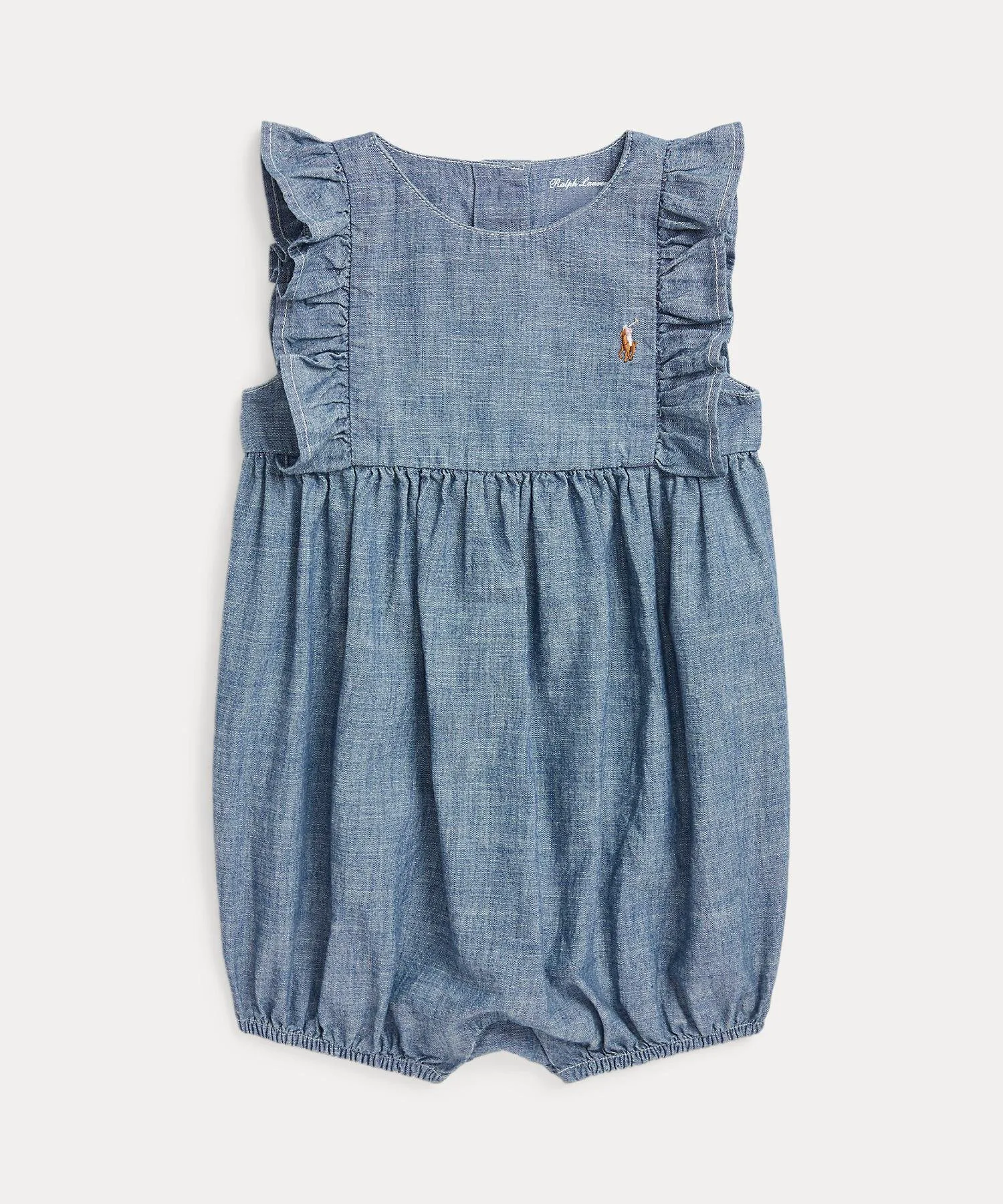 Детский комбинезон Indigo Chambray Bubble Polo Ralph Lauren, 400 Blue
