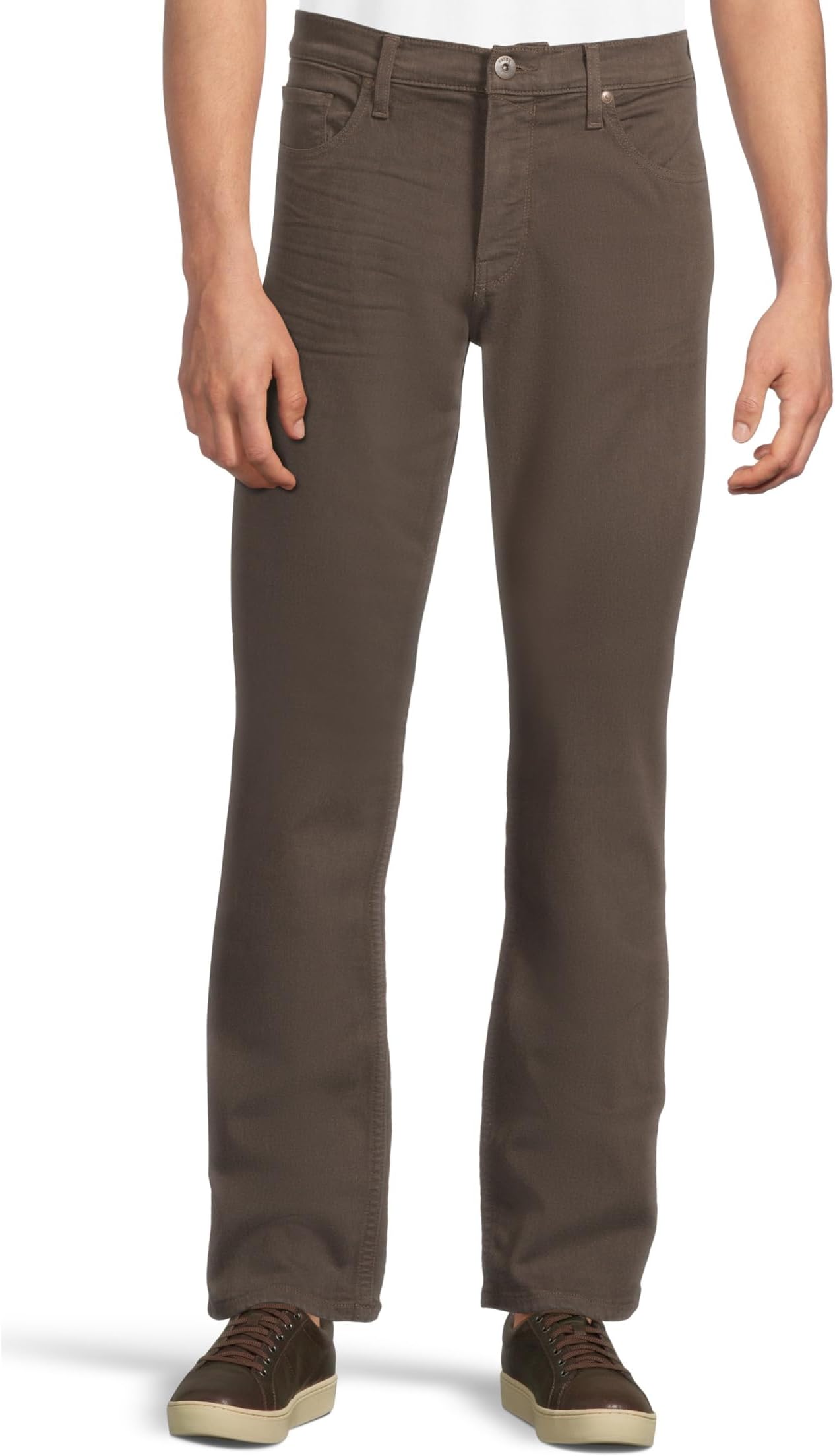 

Брюки Paige Normandie Transcend Straight Leg Pants, цвет Vintage Deep Oak