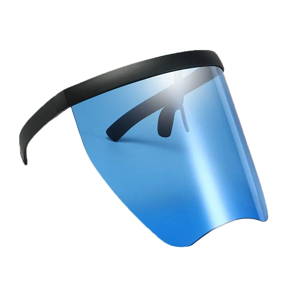 

Солнцезащитные очки COTIA Extra-long One-piece с цельным защитным покрытием, охлаждающим эффектом и пеногасящей маской для женщин/мужчин (черно-синяя), Black Blue