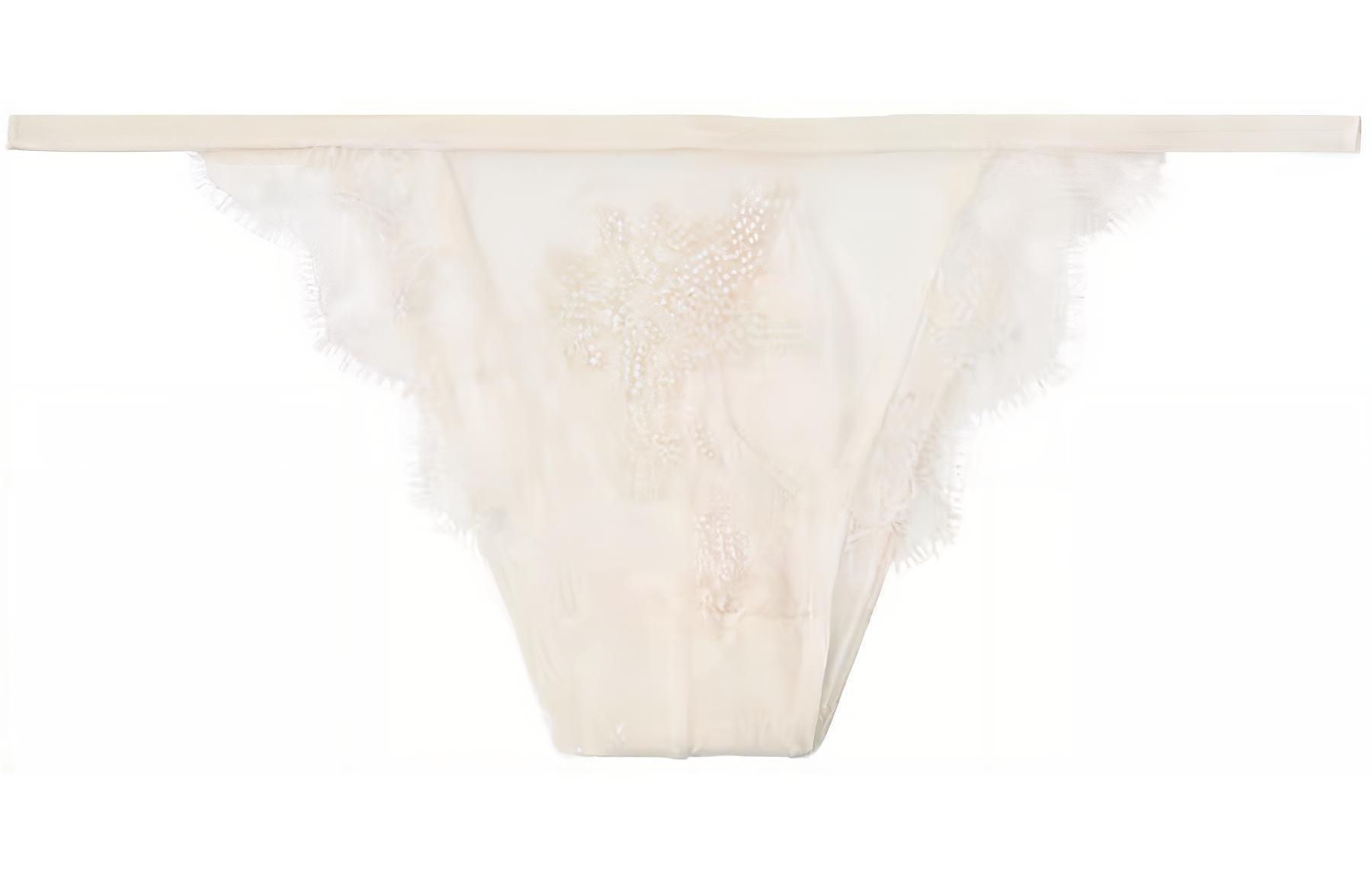 

Трусы женские VICTORIA'S SECRET, 1 упаковка, цвет: кокосовый, белый