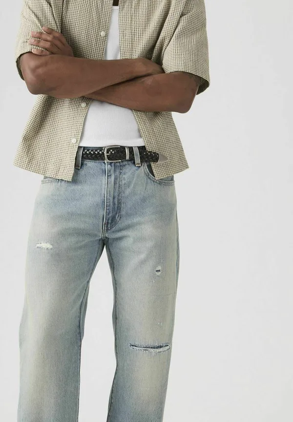 555 свободные прямые джинсы прямого кроя Levi'S, Up The Score Fade - Light Indigo — фото 3