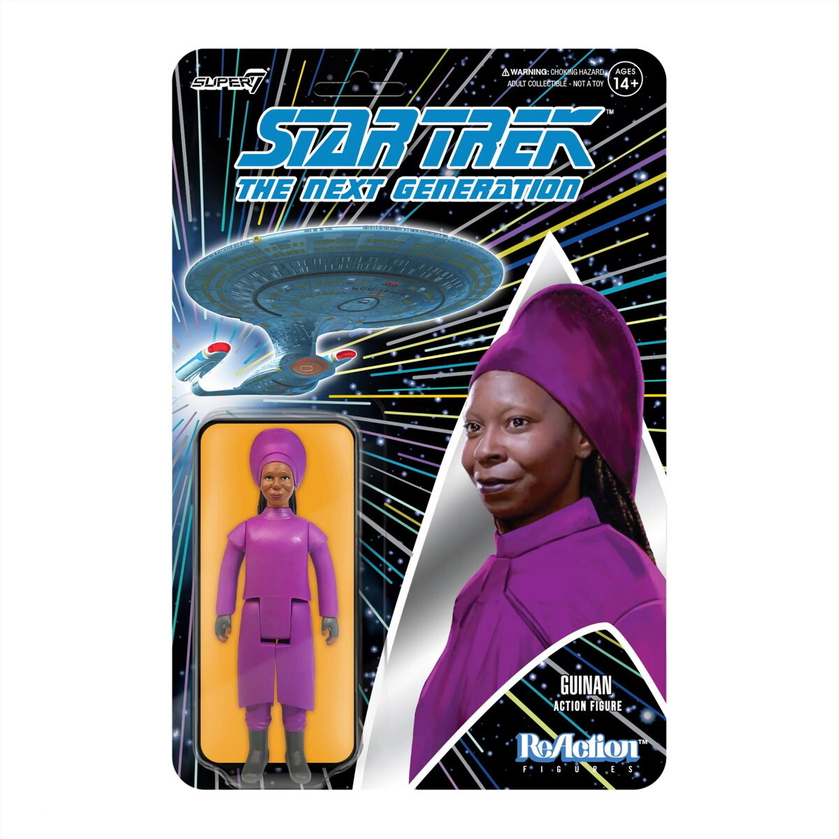 

SUPER7 — «Звездный путь: следующее поколение фигурок ReAction», волна 1 — Guinan Inna marka