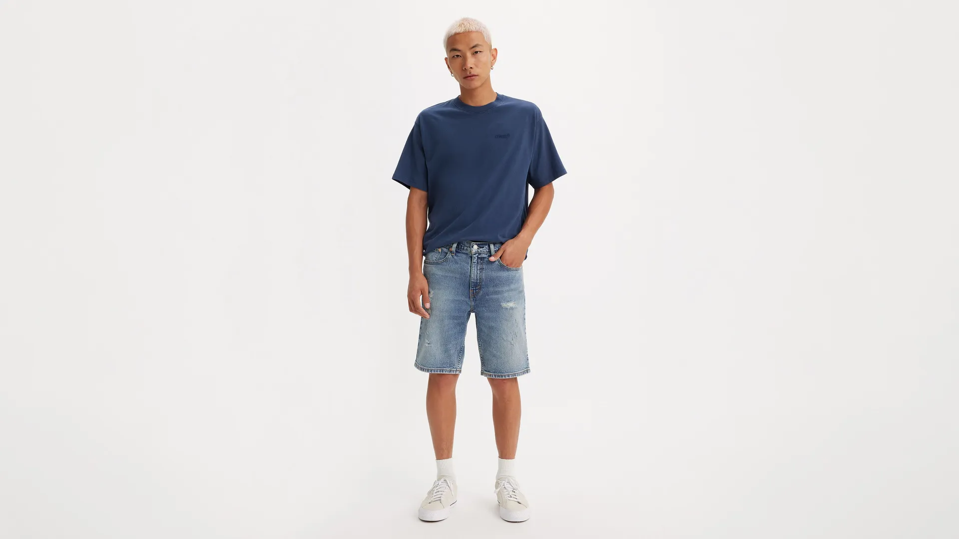 

445 спортивные мужские шорты 10 дюймов Levi's, цвет Zeus Hammer Short - Medium Wash - Stretch