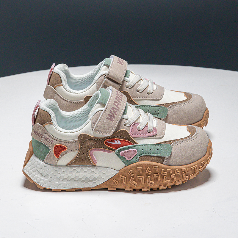 Casual Shoes с увеличенной высотой амортизации, устойчивые к истиранию и скольжению WARRIOR, бежевый серый зеленый — фото 3