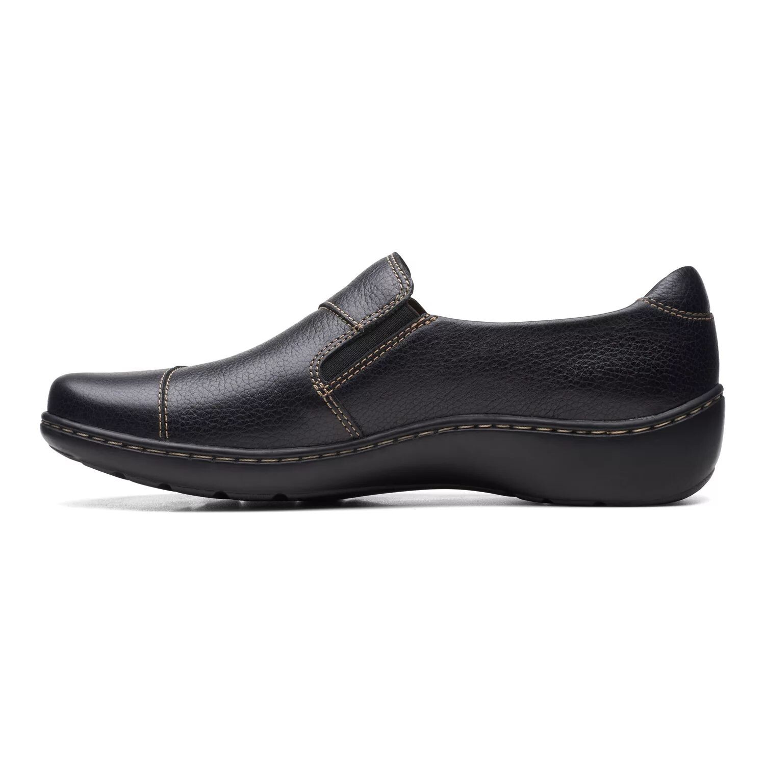 Женские кожаные туфли Clarks Cora Harbour Clarks, коричневый — фото 2