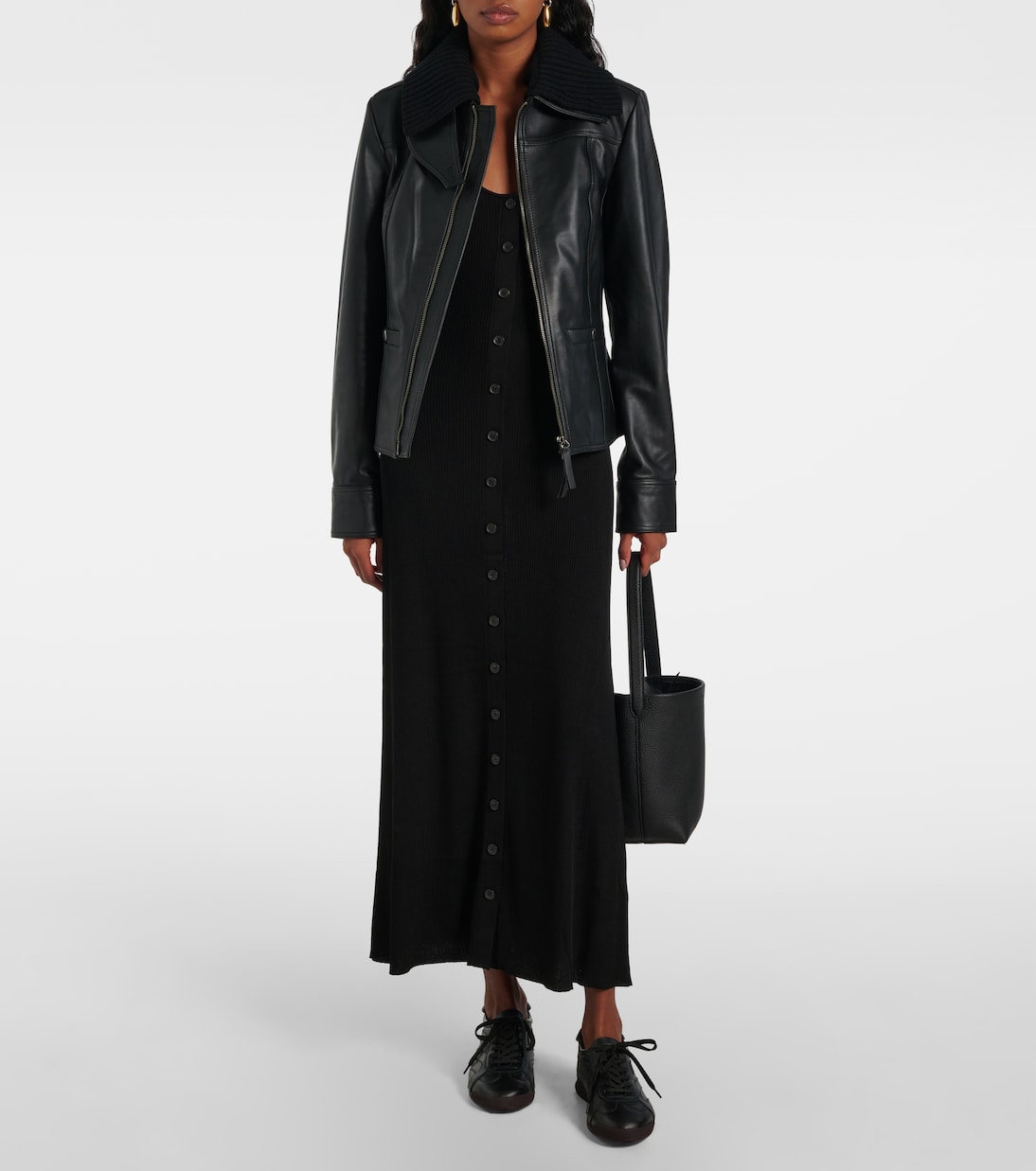 Кроссовки из натуральной кожи Proenza Schouler, черный — фото 3