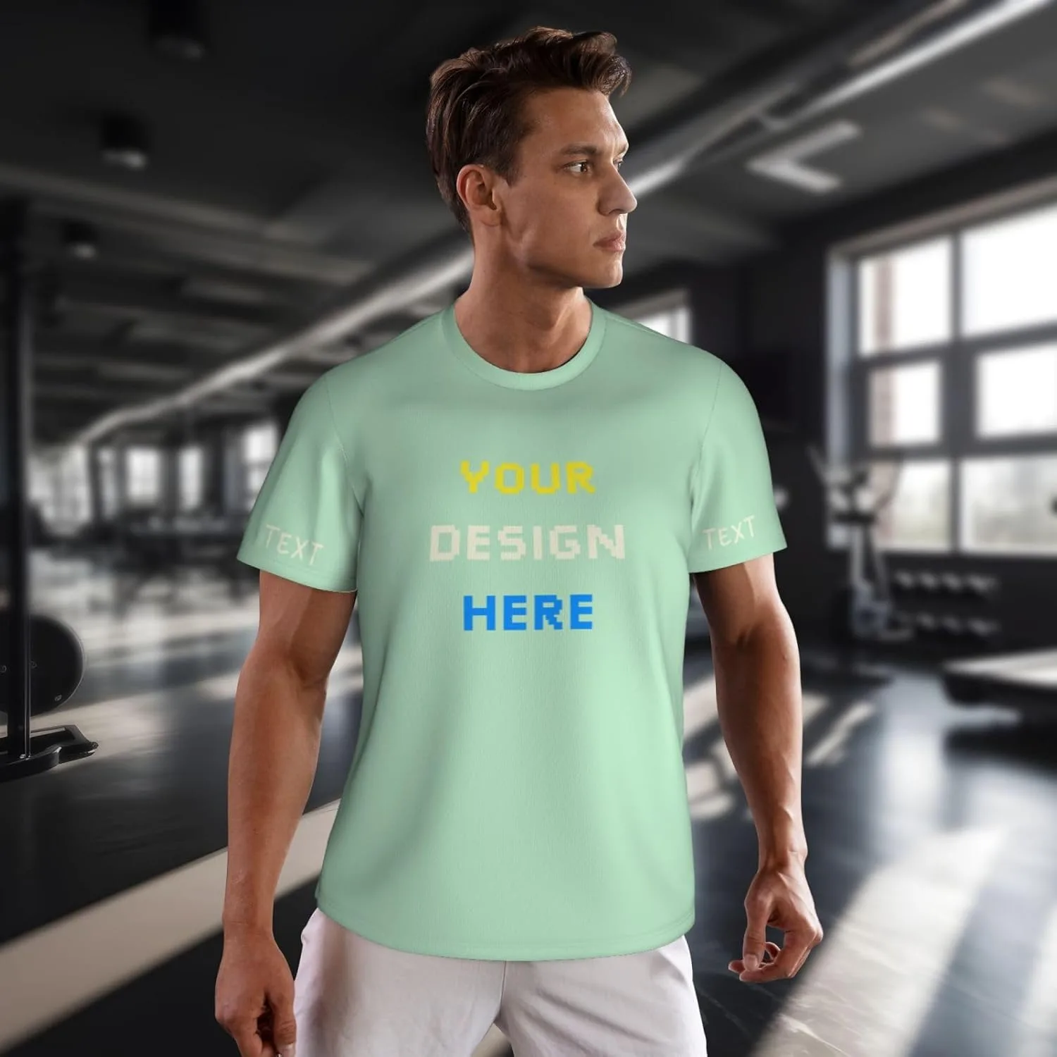 Футболка Custom с логотипом спереди и сзади — фото 3