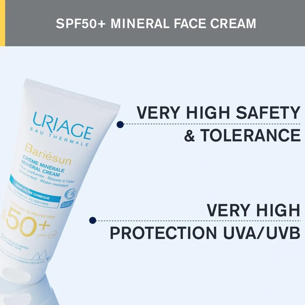 Крем для лица SPF50 URIAGE Минеральный Bariesun + для лица и тела — фото 3