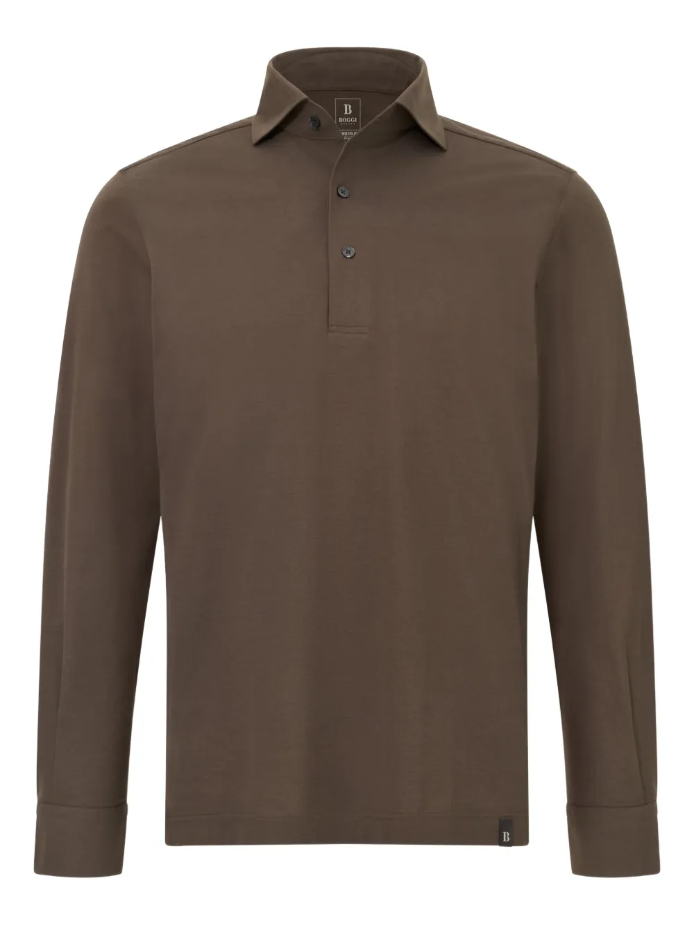 

Поло из японского трикотажа Boggi Milano, коричневый