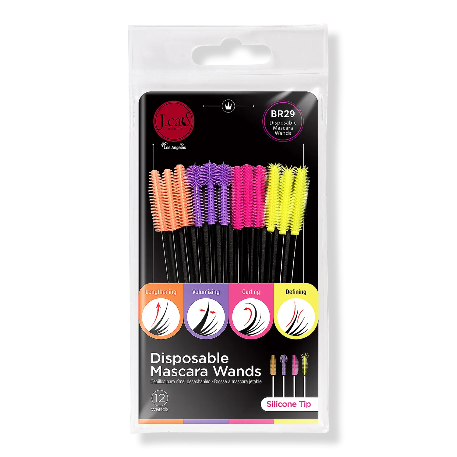 

Одноразовая силиконовая щеточка для туши J.Cat Beauty