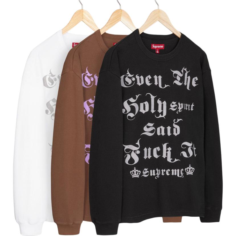 FW25 WEEK18 Футболка Angel Thermal Unisex Supreme, черный — фото 4