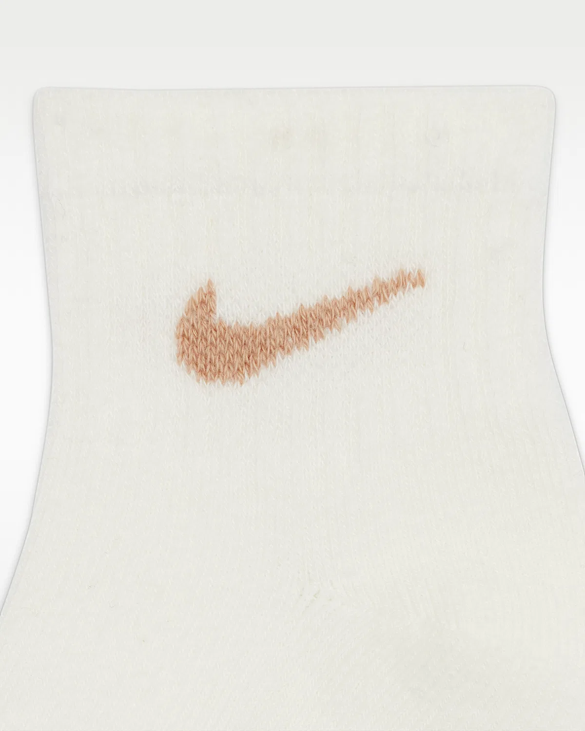 Baby Core Swoosh Gripper Socks (3 пары) Nike, Pale Ivory — фото 3