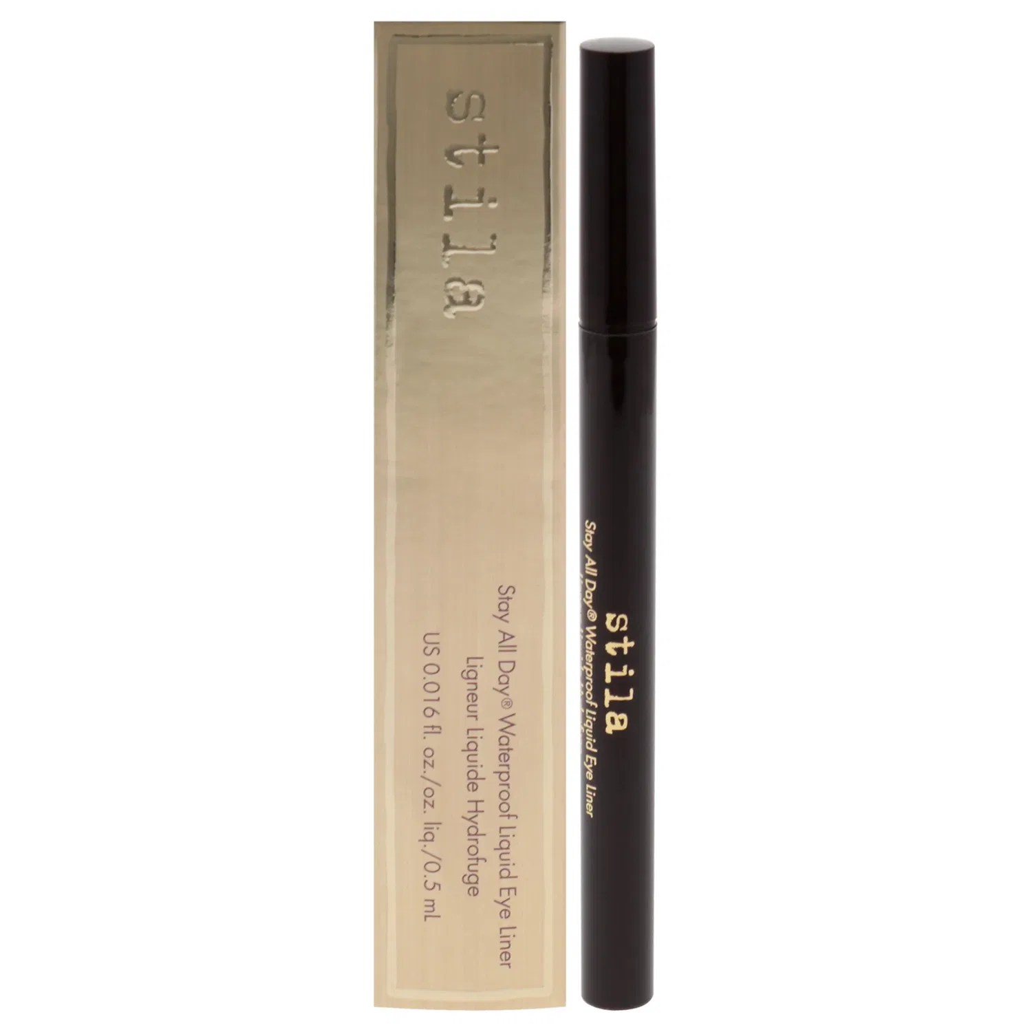 Водостойкая жидкая подводка для глаз Stay All Day Waterproof Liquid Eye Liner - Intense Smoky Quartz от Stila для женщин - 0,016 унции, прозрачный/прозрачный