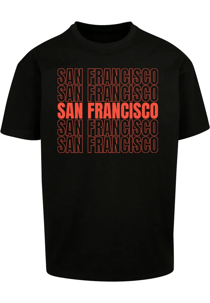

Футболка Merchcode "Мужская футболка Merchcode Heavy Oversize San Francisco-BY102", черный