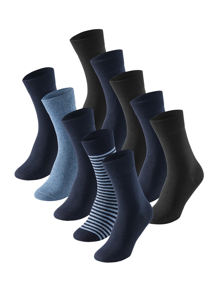 

Носки SCHIESSER Cotton Fit, цвет Blue/Black