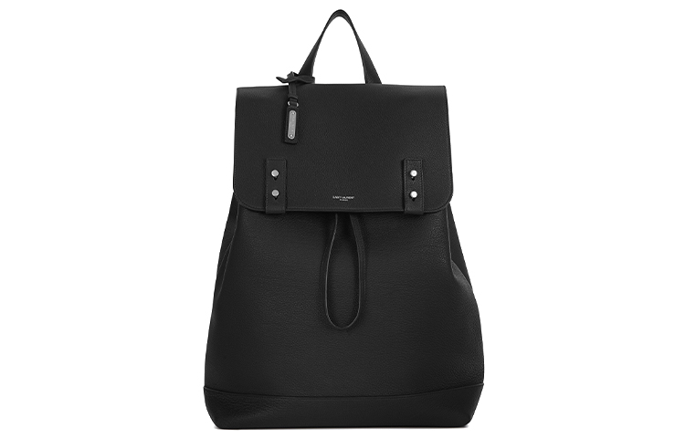 

SAINT LAURENT Рюкзак из натуральной коровьей кожи, черный, мужской
