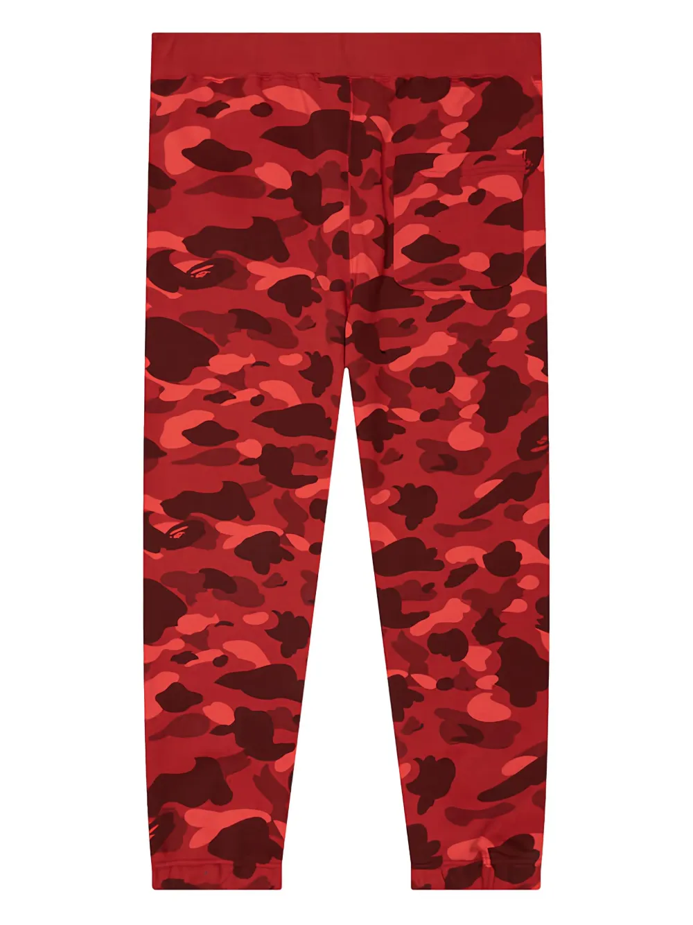 

Спортивные штаны с камуфляжным принтом A BATHING APE, красный