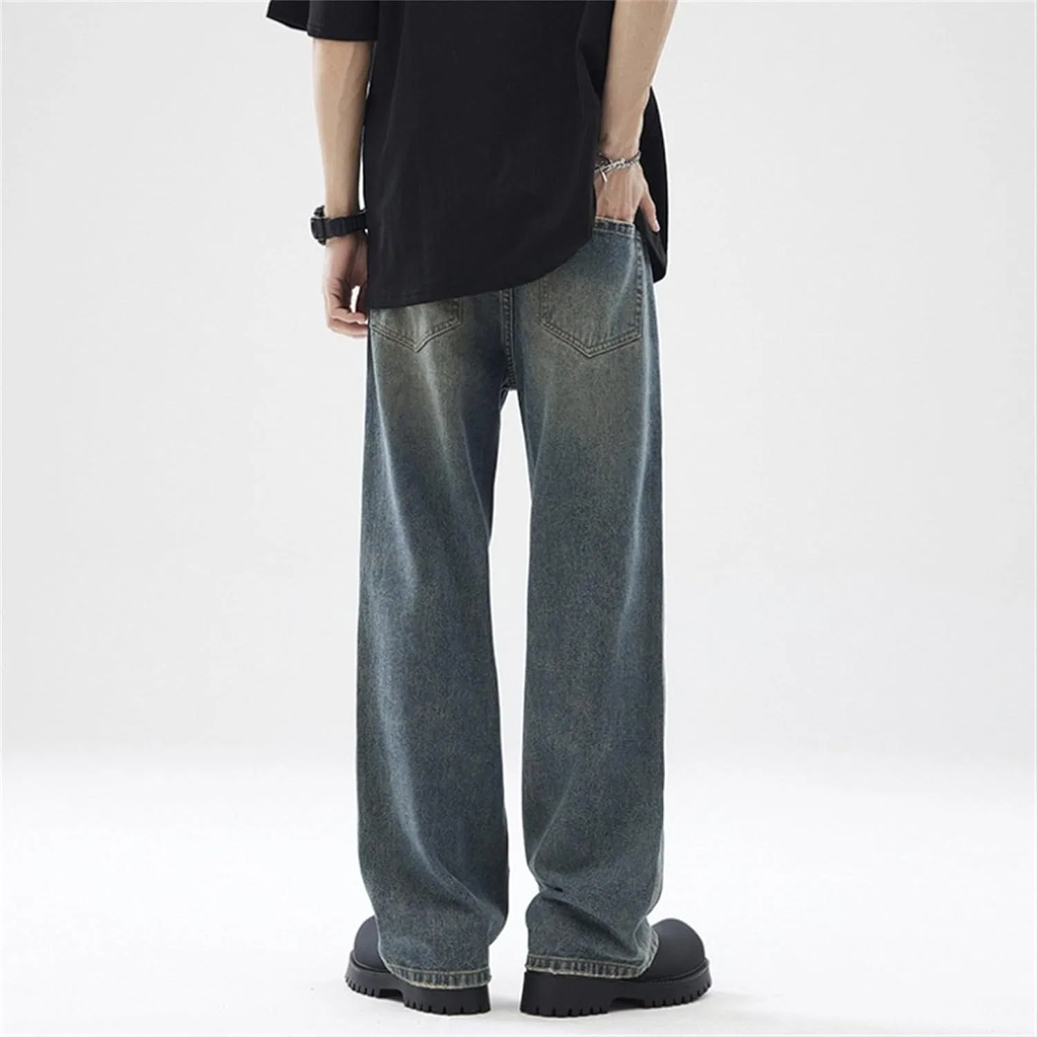 Джинсы мешковатые Classic Baggy Jeans, синий — фото 3