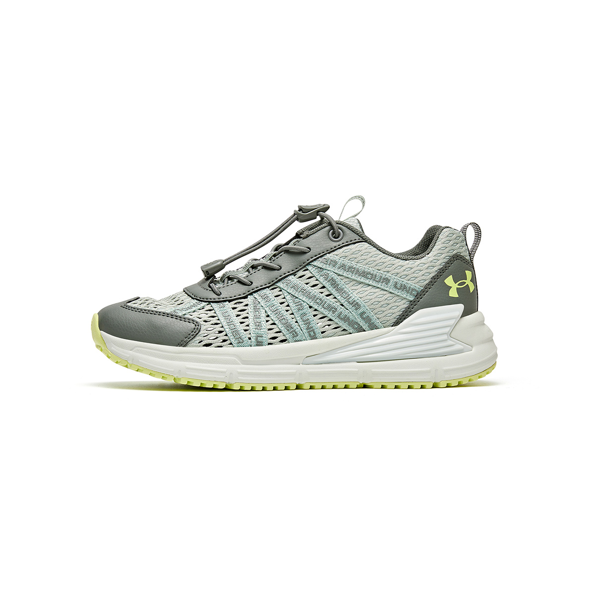 Outdoor Collection Synthetic Leather, Textile Low top Outdoor Shoes Kids' Under Armour, фиолетовый — фото 3