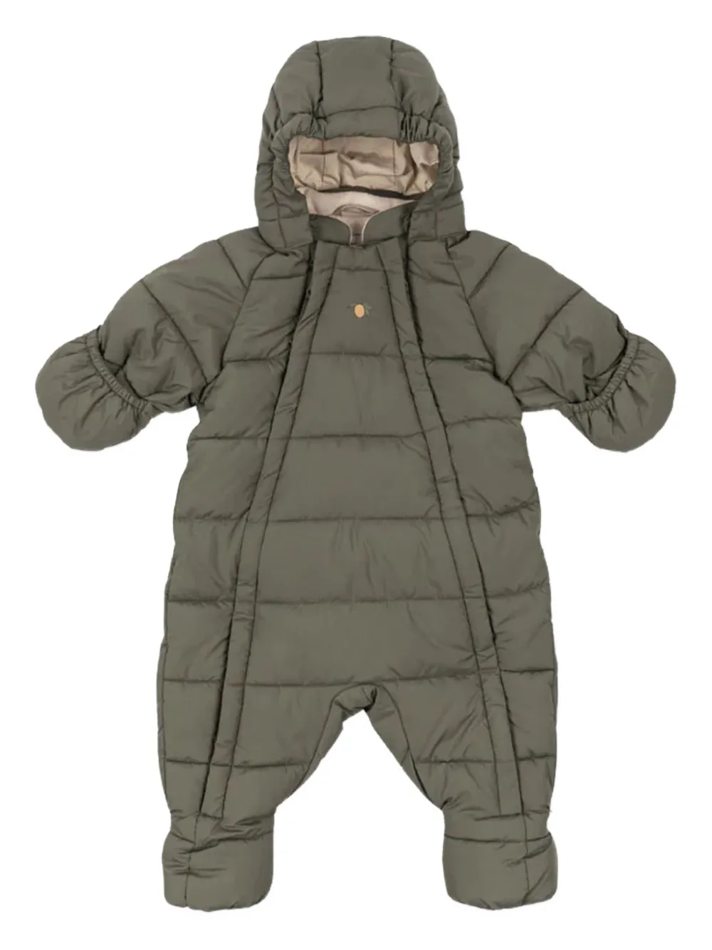 

Стеганый комбинезон с капюшоном Konges Sløjd, зеленый