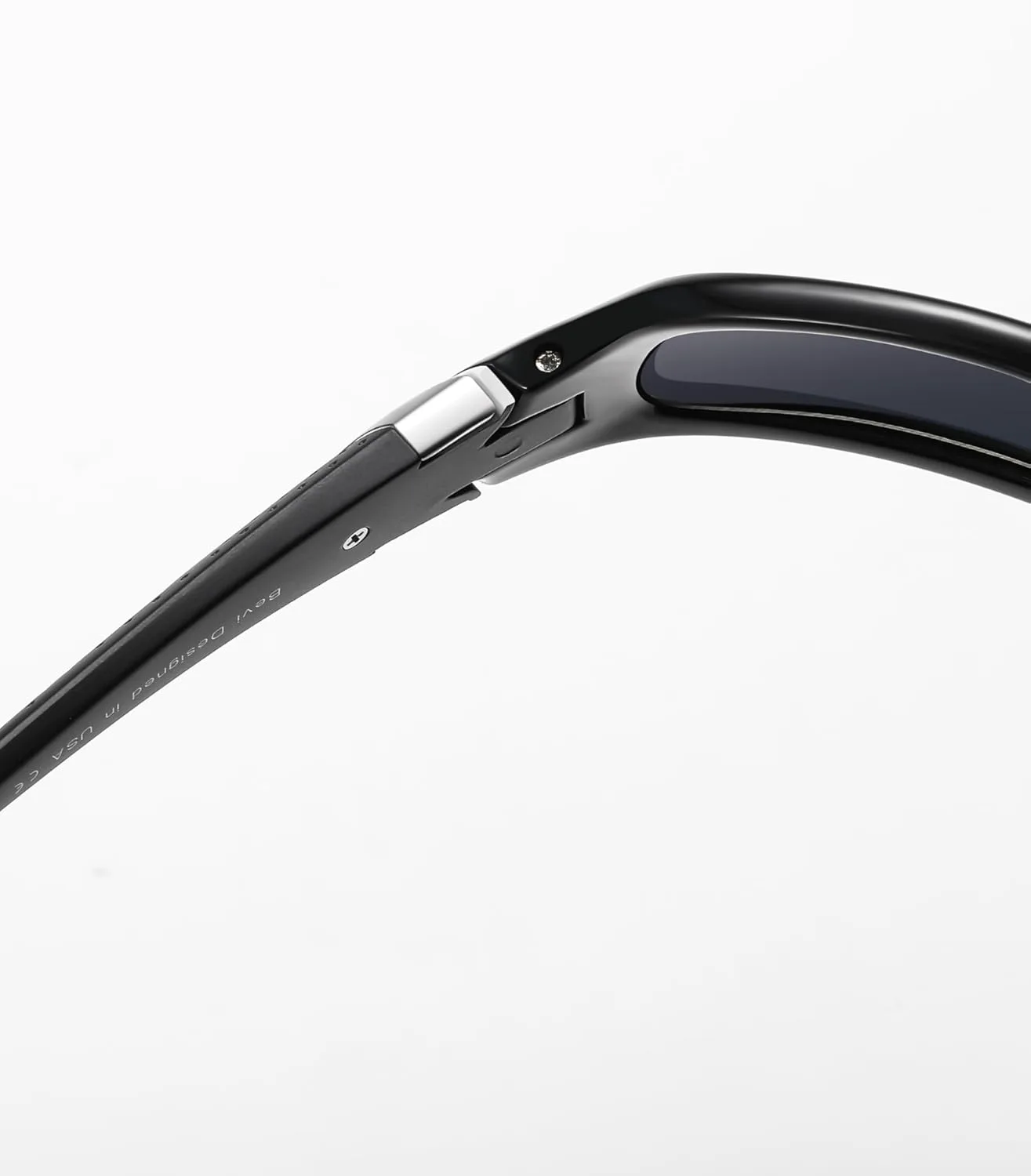 

Поляризованные спортивные солнцезащитные очки Bevi с защитой от УФ-излучения UV 400 и легкой оправой TR90, подходят для женщин и мужчин, Crystal Black Blue