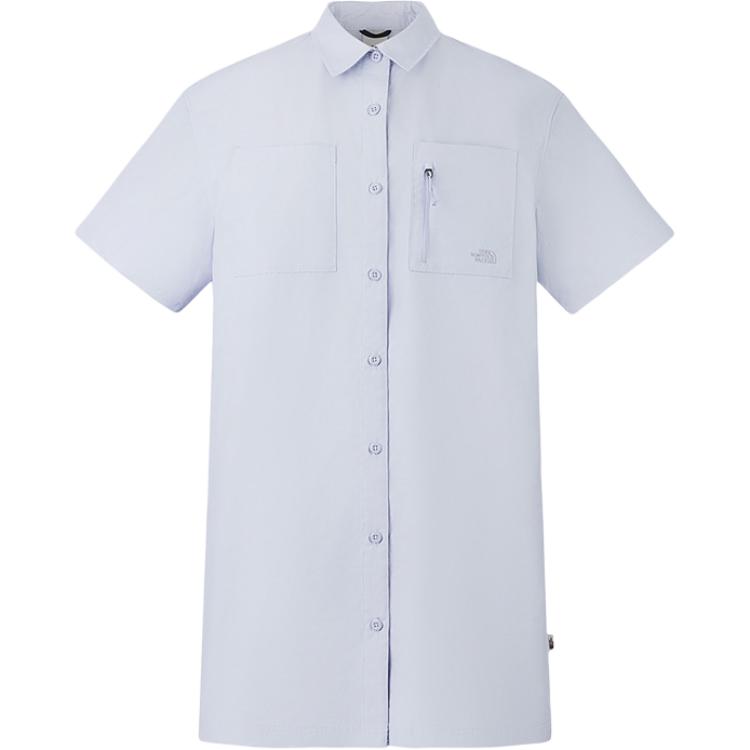 

THE NORTH FACE Платье Urban Exploration SS25 с короткими рукавами, женское, 0TI/Haze Blue