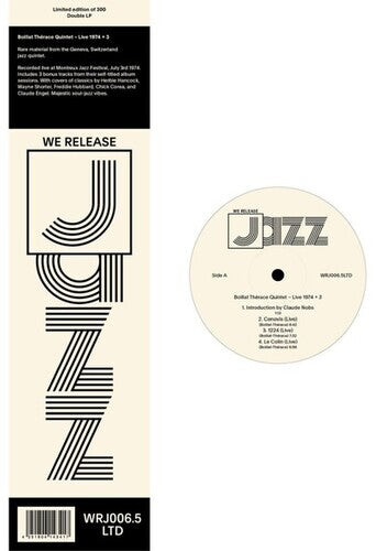 

Виниловая пластинка Boillat Therace Quintet: Live 1974 + 3