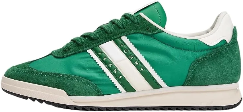 Мужские низкие кроссовки Tommy Jeans TJM Retro Runner Cleated Em0em01527, зеленый