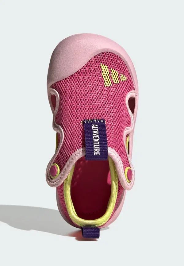 Кроссовки Adidas Sportswear Altaventure 3 slip ons, прозрачно-розовый, розовое слияние, лаймовый — фото 3