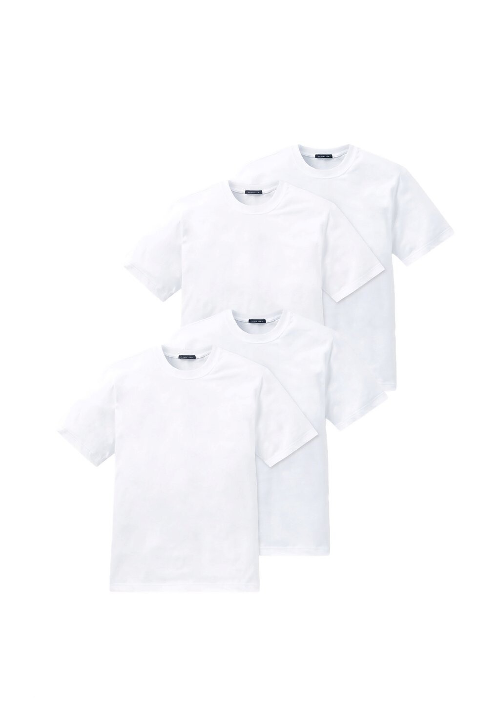 

Базовая футболка 4-PACK AMERICAN Schiesser, белый