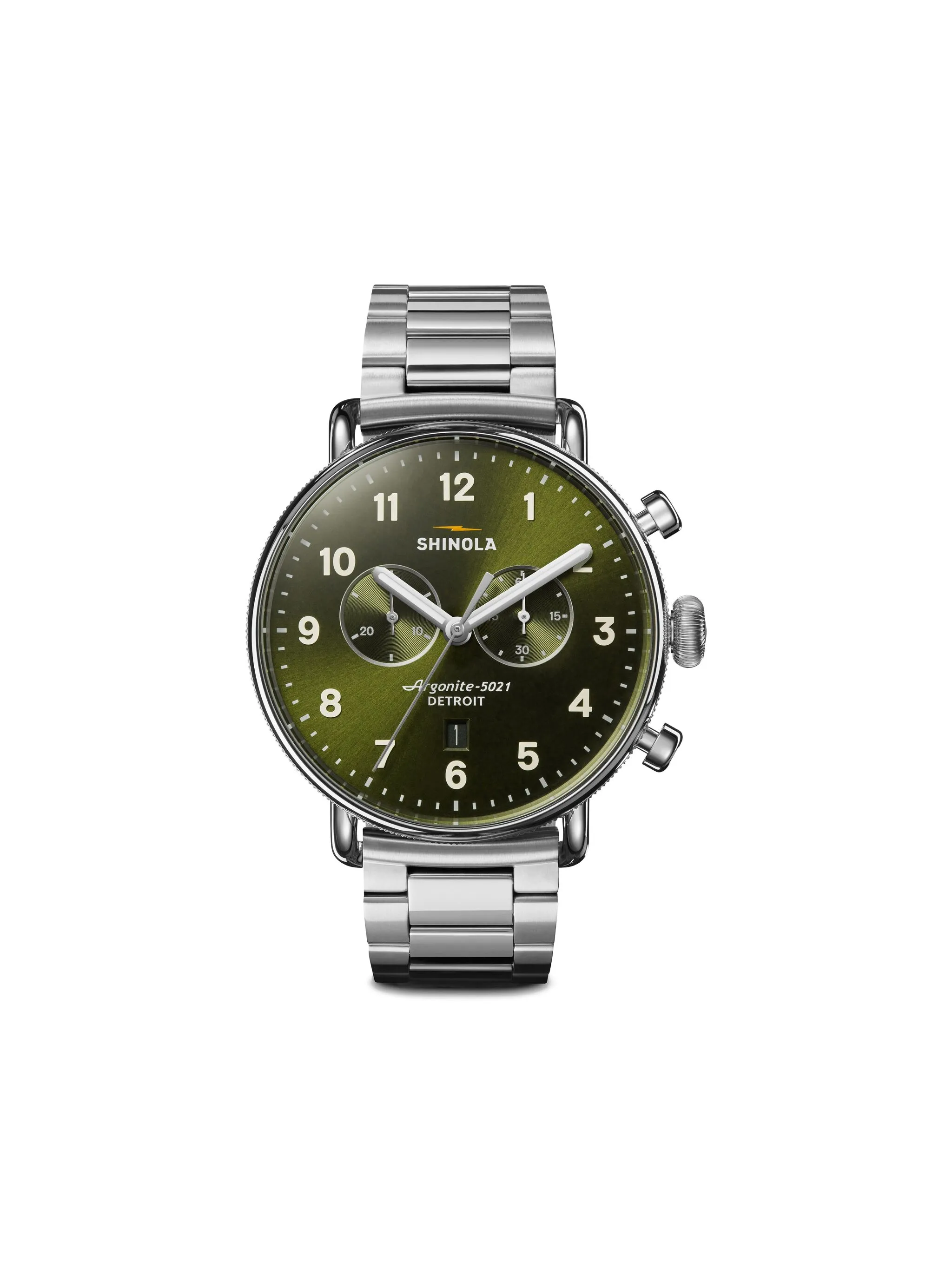 

Наручные часы Canfield 42 мм Shinola, зеленый
