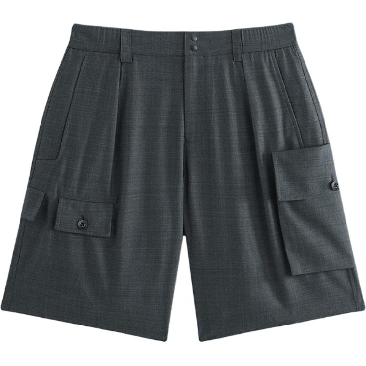 

Вышитые повседневные шорты и брюки мужские PEACEBIRD MEN, trade wind серый 1