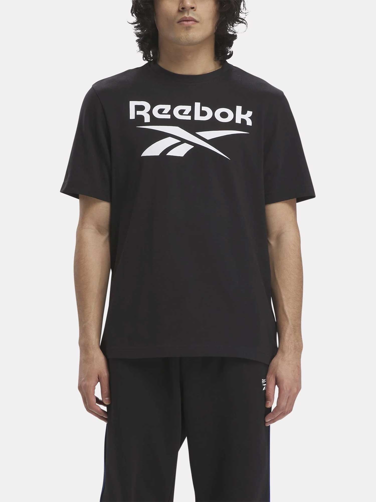 

Футболка Reebok RI Big Stacked Logo, черный