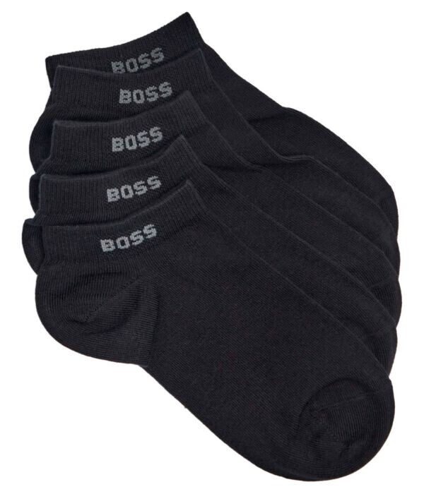 

Носки женские Boss короткие с логотипом 5 шт, черный