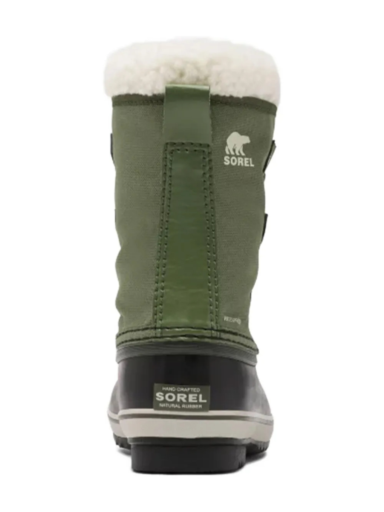 Ботинки на шнуровке SOREL KIDS Yoot Pac, зеленый — фото 3