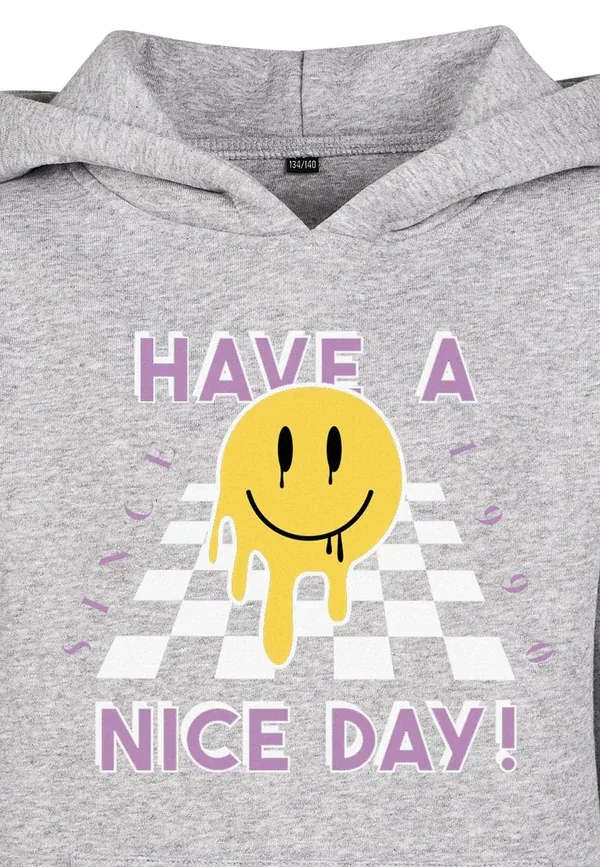 Толстовка Nice day hoodie Mister Tee, серый меланж — фото 3