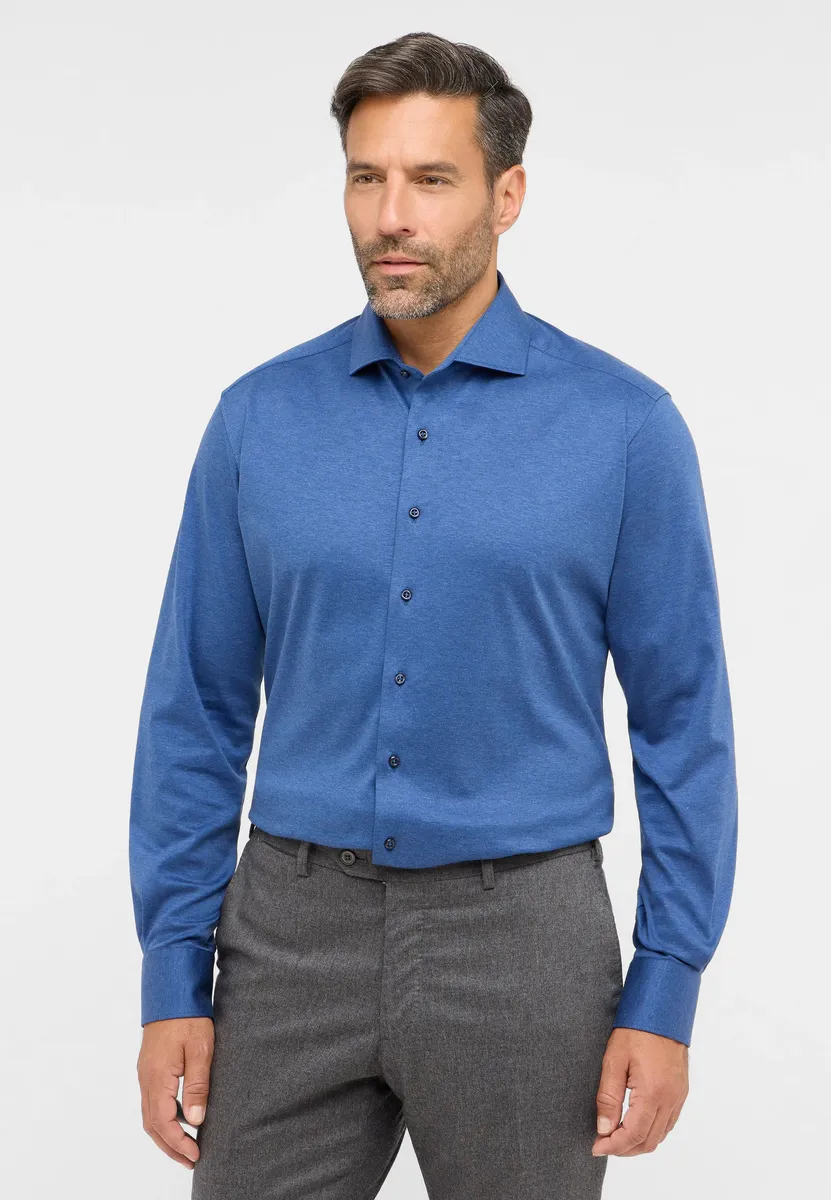 

Рубашка Eterna с длинными рукавами "MODERN FIT", синий