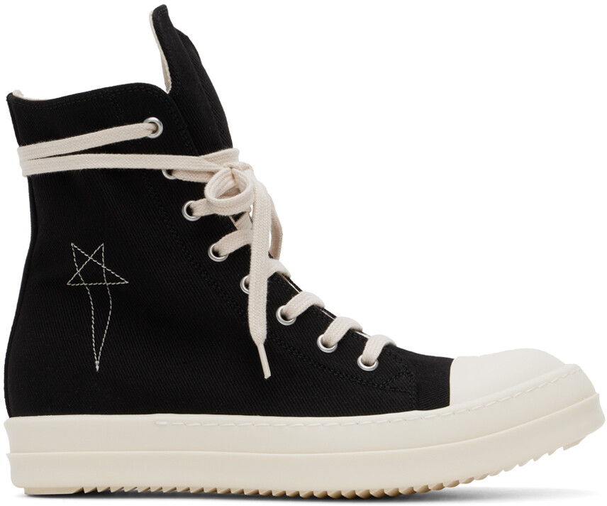 

Черные кроссовки Porterville Sneaks Rick Owens DRKSHDW, Black/Pearl/Milk/Milk, Черный, Черные кроссовки Porterville Sneaks Rick Owens DRKSHDW, Black/Pearl/Milk/Milk