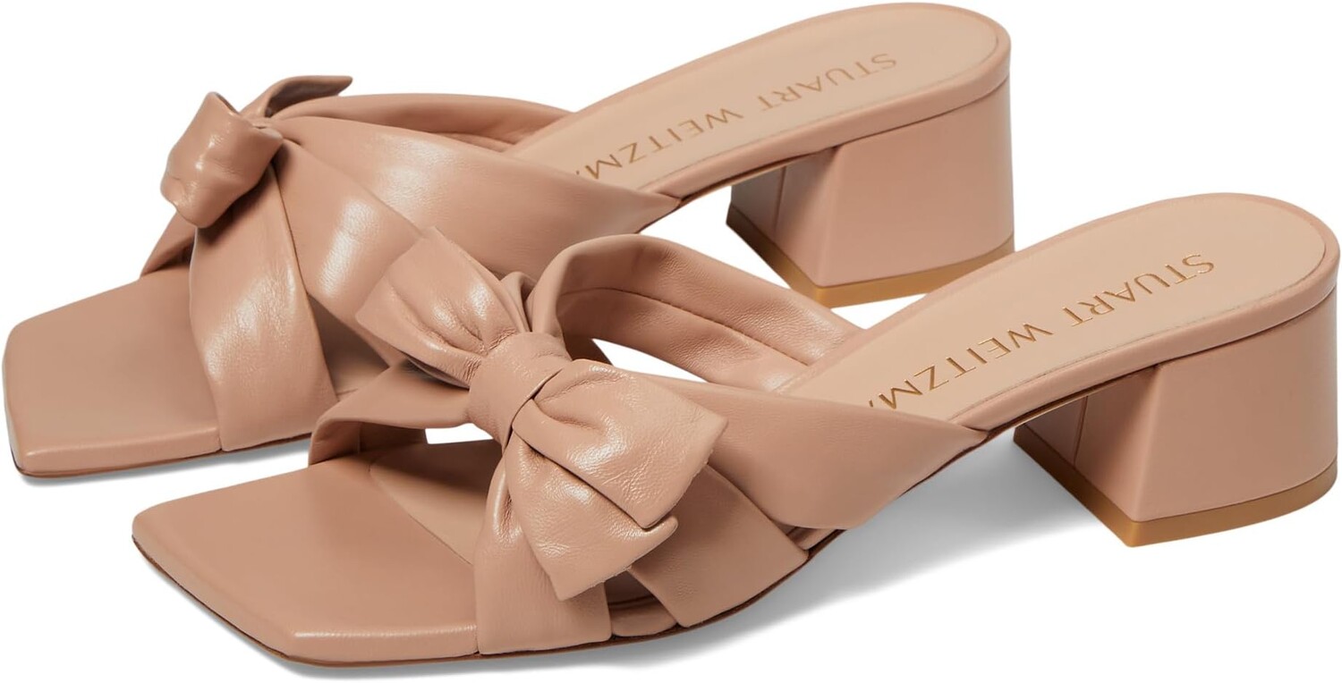 

Сандалии Stuart Weitzman Sofia 45 Slide, цвет Adobe